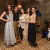 Roshni Chopra poses with friends at the Launch of her Fashion Label