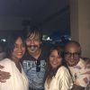 Vivek Oberoi poses with wife, Aalim Hakim and Shano