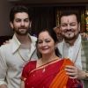 Neil Nitin Mukesh poses with his parents on Ganesh Chaturthi