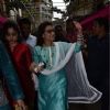 Rani Mukherjee was snapped at Lalbaug cha Raja