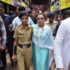 Rani Mukherjee was snapped at Lalbaug cha Raja