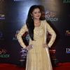 Devoleena Bhattacharjee poses for the media at the Grand Finale of Pro Kabbadi League