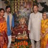 Vivek Oberoi with his family at the Visarjan of Lord Ganesha