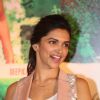 Deepika Padukone was snapped at the Press Meet of Finding Fanny in Hyderabad