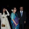Sharat Saxena with his family were seen at Nikitan Dheer and Kratika Sengar's Wedding Reception