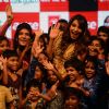 Bipasha Basu poses with her young fans at the Promotions of Creature 3D in Delhi