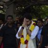 Abhishek Bachchan seeks blessings at Siddhivinayak