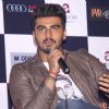 Arjun Kapoor addressing the media at the Promotions of Finding Fanny in Delhi