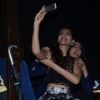 Sonam Kapoor clicks a selfie with Sona Mohapatra at the Music Launch of Khoobsurat