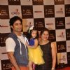 Shakti Anand and Sai Deodhar with their daughter at the Indian Telly Awards