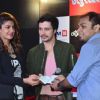 Priyanka Chopra makes a donation at the Promotions of Mary Kom at Reliance Outlet