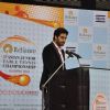 Abhishek Bachchan addressing the audience at Asian Junior TT Championship