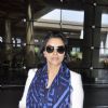 Asin Thottumkal poses for the media at Airport