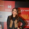 Huma Qureshi poses for the media at Mircromax SIIMA Awards Day 2