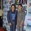Udit Narayan and Aditya Narayan pose for the media at 5th Jagran Film Festival Mumbai