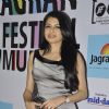 Bhagyashree Patwardhan poses for the media at 5th Jagran Film Festival Mumbai
