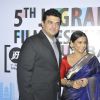 Siddharth Roy Kapoor and Vidya Balan pose for the media at 5th Jagran Film Festival Mumbai
