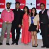 Celebs pose for the media at the Launch of 'Fame Fashion Network'