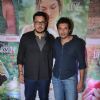 Homi Adajania and Dinesh Vijan pose for the media at the Success Bash of Finding Fanny