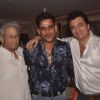 Ravi Kissen and Avinash Wadhavan pose with Rajkumar Kohli at his Birthday Bash