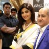 Shilpa Shetty snapped at the inauguration of a Jewelry showroom in New Delhi