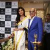 Shilpa Shetty poses with a friend at the inauguration of a Jewelry showroom in New Delhi