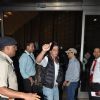 Shah Rukh Khan waves to the fans at Airport