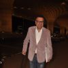 Boman Irani poses for the media at Airport while leaving for Slam Tour
