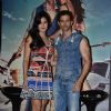 Hrithik Roshan and Katrina Kaif pose for the media at the Song Launch of Bang Bang
