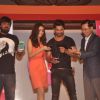 Shahid Kapoor And Shraddha Kapoor check out the Samsung App at the Launch