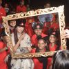 Sonam Kapoor poses with young fans at the Special Screening of Khoobsurat