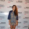 Monica Dogra poses for the media at Varun Bahl Show for Audi