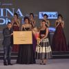 Neha Dhupia felicitates the winner of the Femina Style Diva 2014 Finals