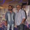 Boney Kapoor poses with a friend at the Screening of Marathi Movie Taapal