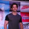 Hrithik Roshan poses smartly for the media at the Promotion of Bang Bang