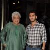 Javed Akhtar and Ritesh Sidhwani at the Completion Bash of Dil Dhadakne Do