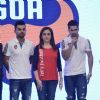 Varun Dhawan addressing the audience at the FC Goa Official Jersey Launch