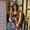 Nisha Jamwal poses for the media at Ritu Kumar Store Launch