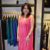 Amrita Raichand poses for the media at Ritu Kumar Store Launch