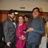 Shatrughan Sinha poses with his wife and son at the bash