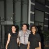 Karisma Kapoor snapped with Randhir Kapoor and Neetu Singh at the bash
