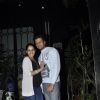 Genelia poses with a cute smile along with Riteish Deshmukh at Nido