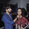 Shahid Kapoor and Shraddha Kapoor pose for the media at the Special Screening of Haider