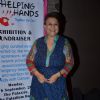 Vandana Malik poses for the media at the Helping Hands Exhibition