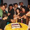 Cast and Crew cuts the cake at the Get Together on the set of Itti Si Kushi