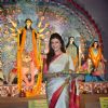 Sushmita Sen at Durga Pooja