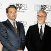 Ben affleck and David Fincher at the red carpet for GONE GIRL Premier