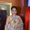 Sumona Chakravarti poses for the media at North Bombay Sarbojanin Durga Puja