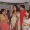 Rituparna snapped enjoying food at DN Nagar Durga Pooja