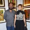 Deepa Sahi and Ketan Mehta at the Promotion of Rang Rasiya with an Art Exhibition